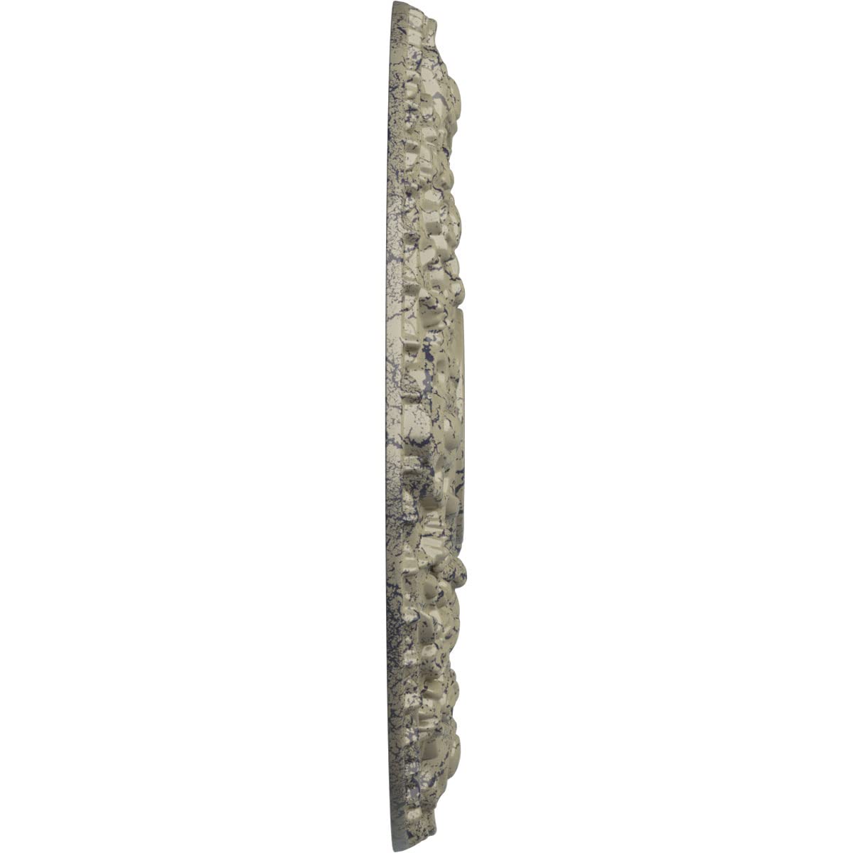 Ekena Millwork Cm18Rocsc Rose Ceiling Medallion Fits Canopies Up To 7 1/4, Castle Stone Crackle