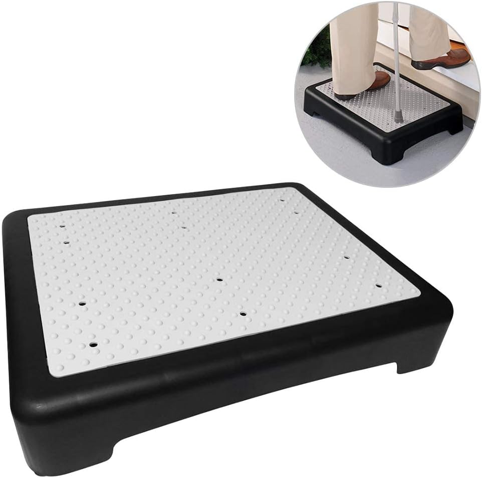 Platform Safety Step - Non-Slip Indoor and Outdoor Large Size Mobility Stool, Portable Riser, Anti-Fall Safety Platform for The Elderly, High Rise Stairs