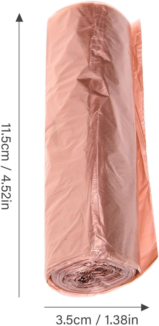100Pcs Gold Thickened Disposable Trash Bags Large Capacity Waste Containers for Kitchen Bathroom Home Office Sanitary Refuse Bin Liners