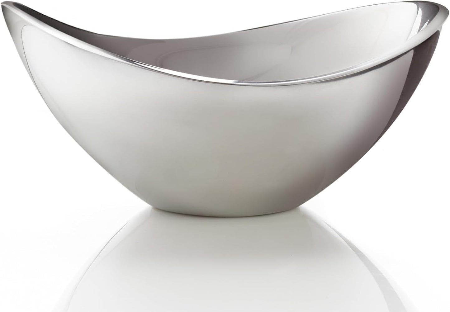 Nambé Butterfly Bowl, 9-Inch Serving Dish - Sculptural Metal Centerpiece with Wing-Inspired Curves, Versatile Bowl for Hot or Cold Dishes - Elegant & Modern Tabletop Display - Freezer & Oven Safe