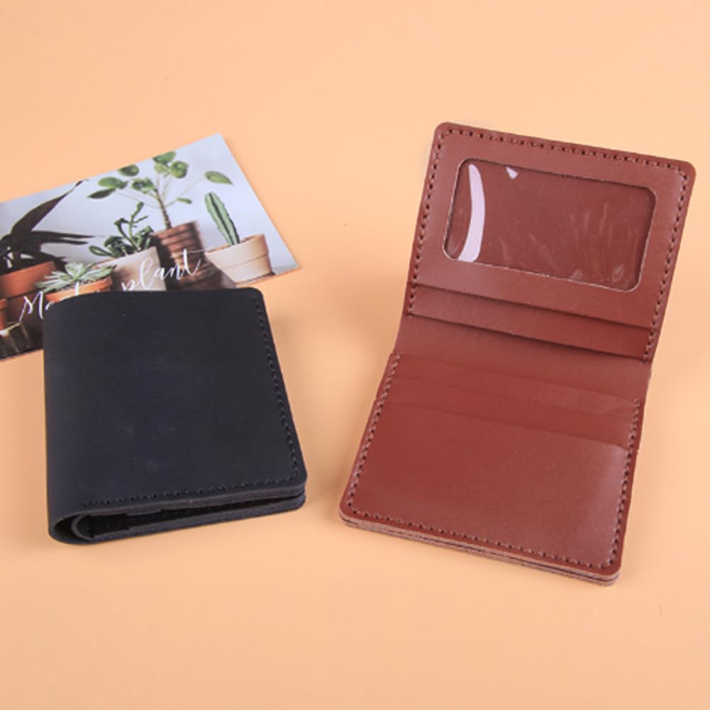 ANATTASOUL DIY Wallet Kits for Men Trendy Credit Card Wallet Kit Set DIY Men's Classic Craft Tools Billfold Kit Handmade Wallet Gifts for Dad Friends Boyfriends Uncles Family