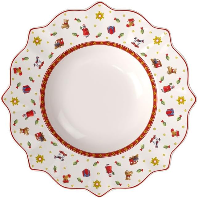 Villeroy & Boch Delight Soup Bowl, Porcelain, Multi, 26.5 x 26.8 x 14 cm, White