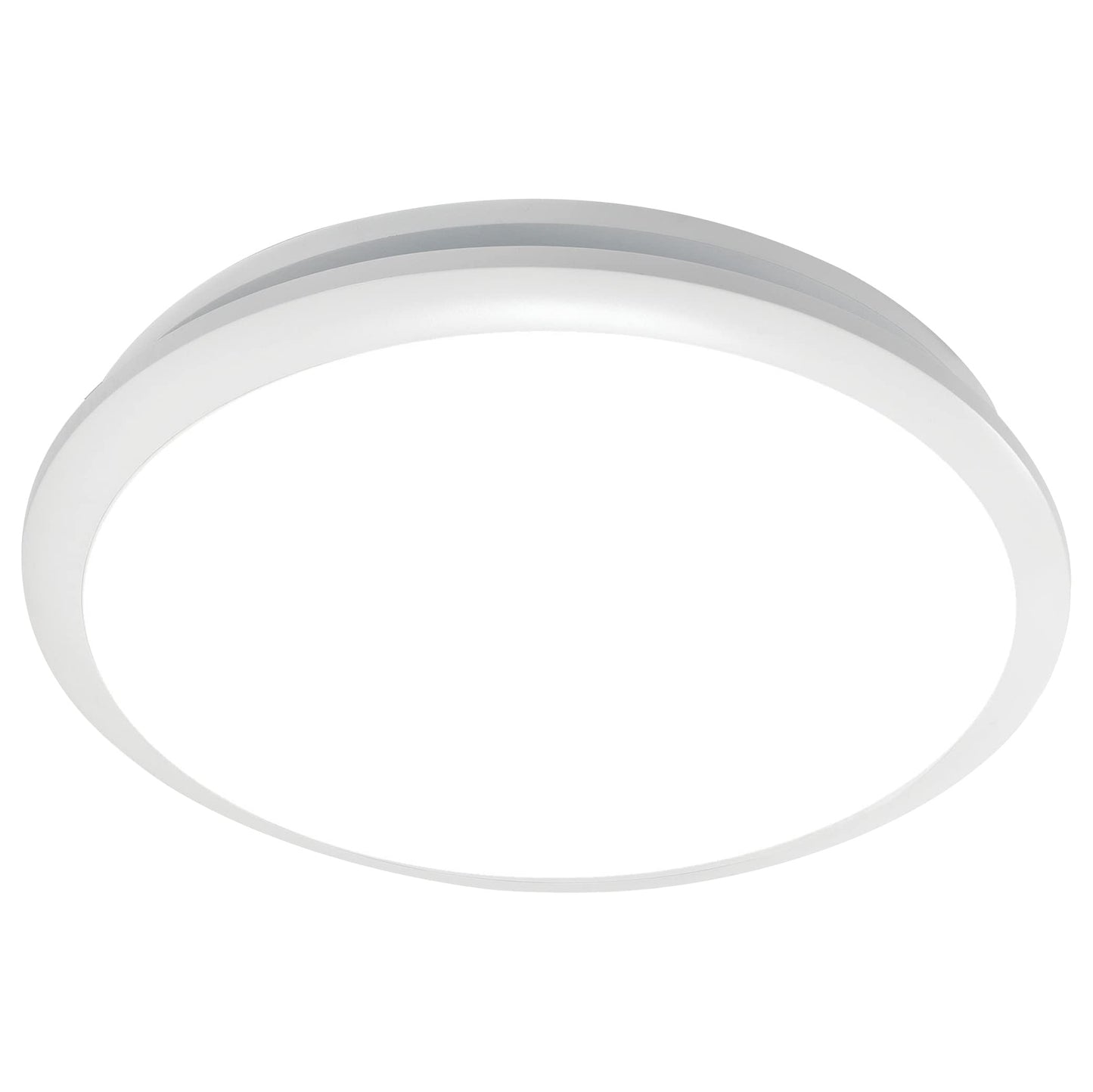 Homewerks 7141-80 Bathroom Fan Integrated Led Light Ceiling Mount Exhaust Ventilation 1.1 Sones 80 Cfm, White