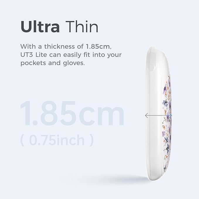 OCOOPA Magnetic Rechargeable Hand Warmers 2 Pack, Ultrathin Electric Handwarmers, Portable Pocket-Sized Heater, for Men, Women Purse Must Haves, Union UT3 Lite