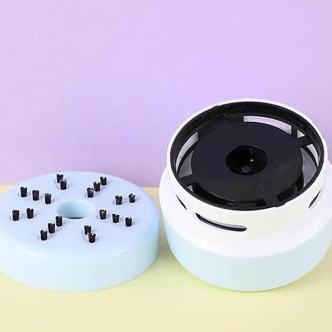 Desktop Vacuum Cleaner Mini Table Dust Diamond Paint Sweeper 8.5x6.3cm (No Battery)