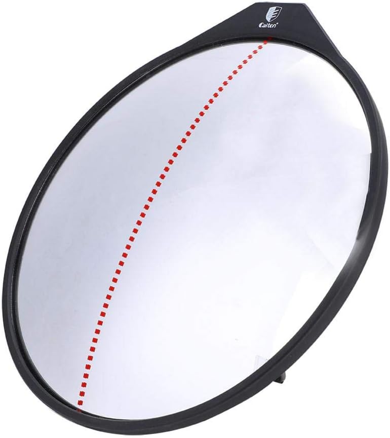Dioche Swing Mirror, Putting Mirror Learning Full Swing Putting Convex 360-Degrees Mirror, Adjustable angles