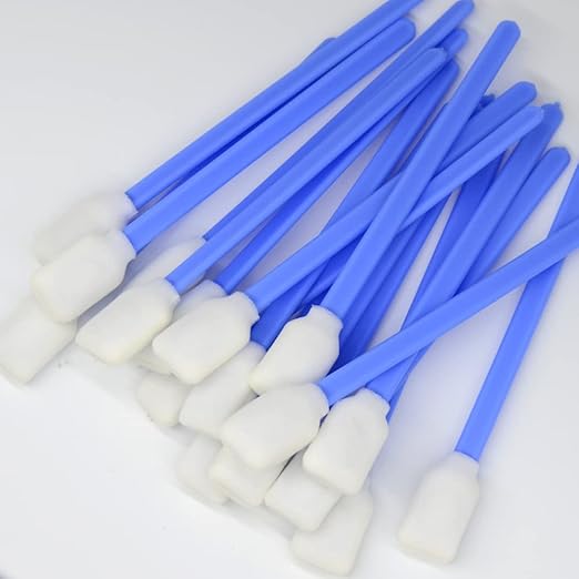 Wellgler's Tape Head Cleaning swabs, Optical Lens, Sewing Machine Cleaning swabs，lint Free Foam Printer swabs,50 per Pack