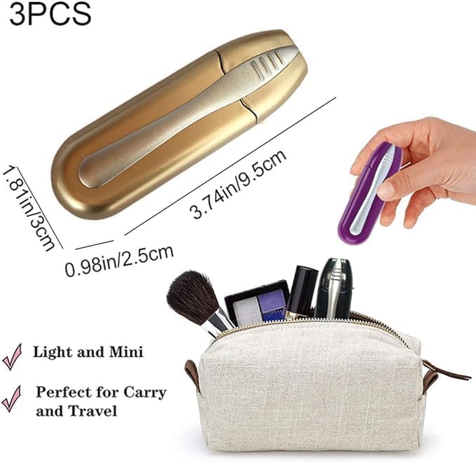 3Pcs Glasses Cleaner, Eyeglass Cleaner Portable Eyeglass Cleaning Kit, Lens Cleaner with Microfiber Tech Portable Mini Sunglasses Brush Cleaning Tool, Easily to Carry for Travel Commutes Office School