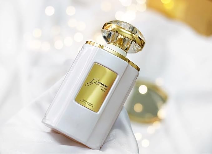 Al Haramain Junoon Rose - Arabian Perfume for Women - Long Lasting Perfume for Women - Floral Fragrances - Eau de Parfum for Women - 2.5 oz