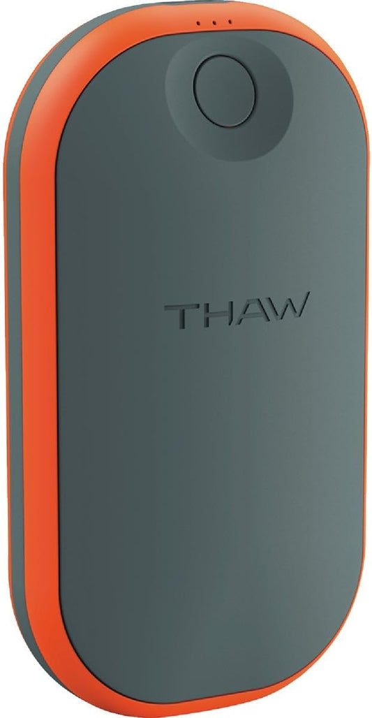 THAW Rechargeable Hand Warmer | Hand Warmer & Power Bank Fits in Jacket/Coat Pocket Easily | Great for Hunting, Sports, Camping, Outdoors | 3 Levels of Relaxing Heat