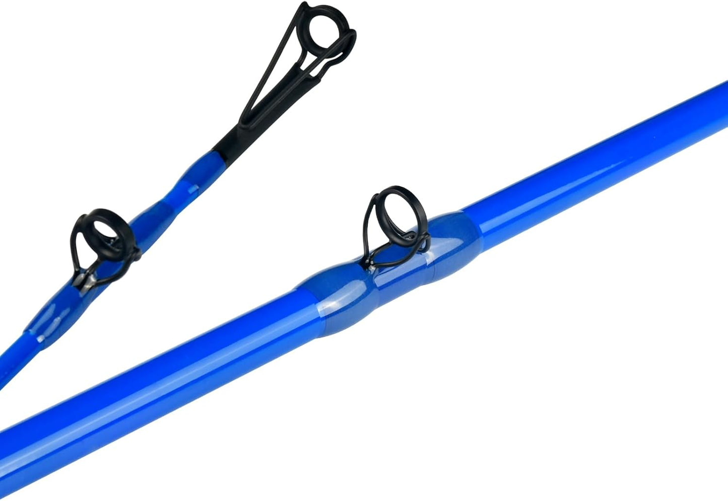 Monster Catfish Fishing Rod - 7' Medium Heavy, 1-Piece Glow in Dark Casting Rod, S-Glass & Carbon Graphite Blend, Durable EVA Foam Super Grip, Catfish Pole for Night Fishing