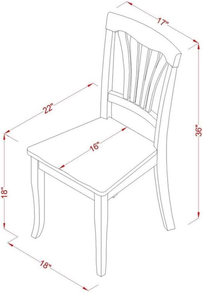 East West Furniture QUAV7-BCH-W 7 Piece Modern Dining Table Set Consist of a Rectangle Wooden Table with Butterfly Leaf and 6 Kitchen Dining Chairs, 40x78 Inch, Black & Cherry