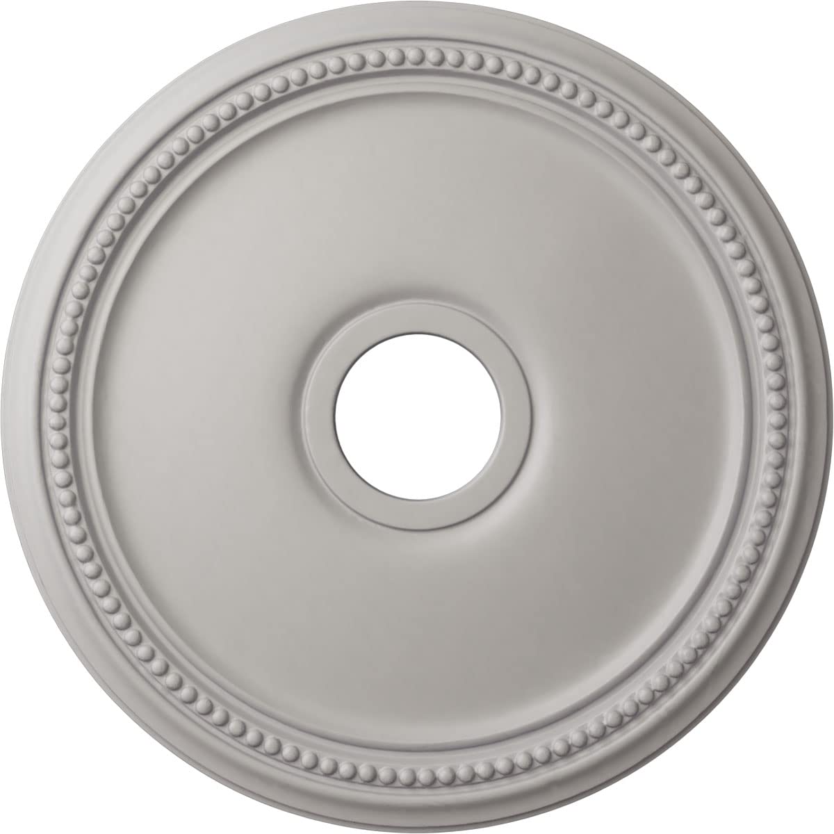 Ekena Millwork Cm18Diuwf Diane Ceiling Medallion, 18Od X 3 5/8Id X 1 1/8P (Fits Canopies Up To 5 3/8), Hand-Painted Ultra Pure W