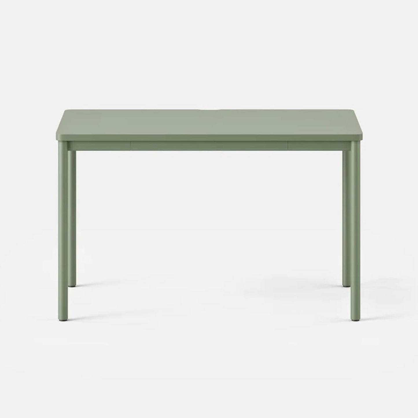 Branch Daily Desk - Functional at Home Office Desk with Effortless Assembly, Timeless Design, Rounded Corners, and Built-in Cable Notch - 48” W x 28.5” H x 24” D - Sage Work Table