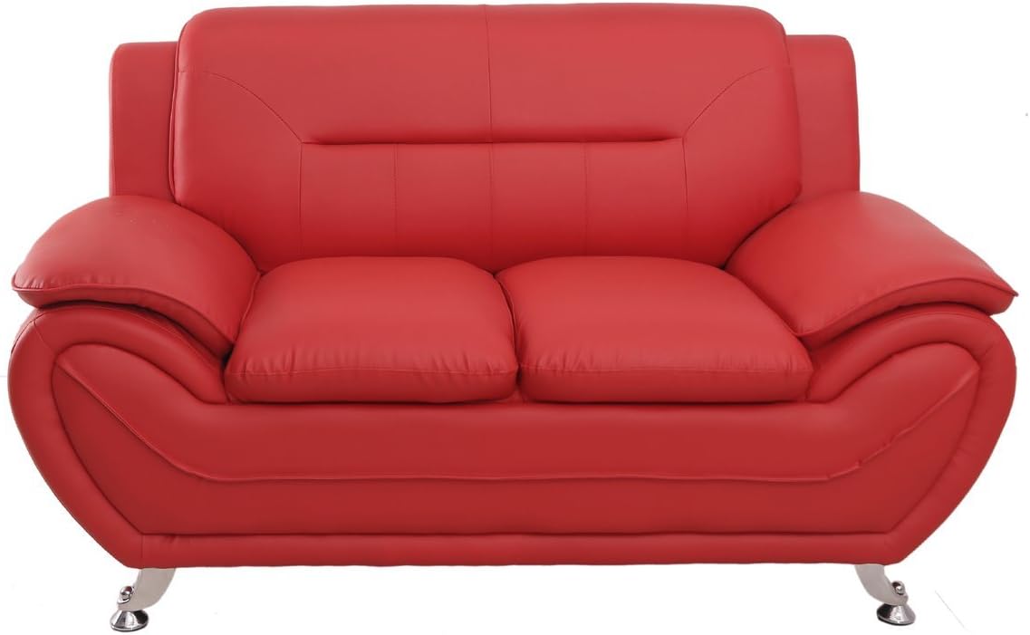Container Furniture Direct Michael Sofa And Loveseat Red