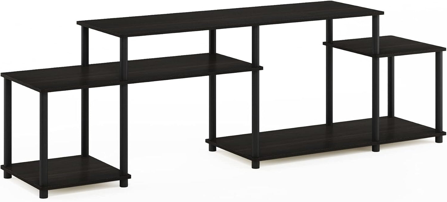 Furinno Turn-N-Tube Handel Stand for TV up to 55 Inch, Espresso