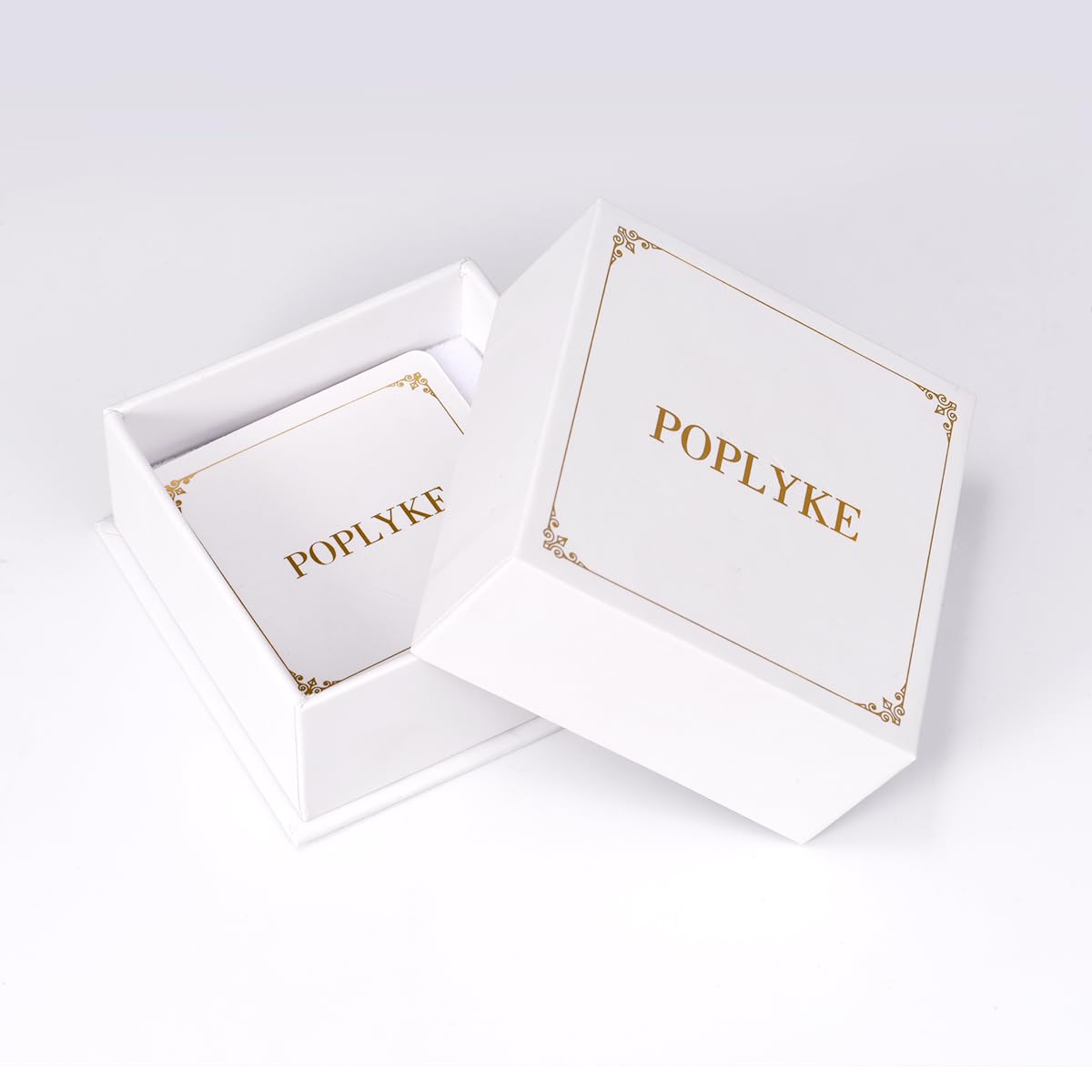POPLYKE Layered Pearl Necklace Sterling Silver Pearl Choker Necklace for Women Freshwater Cultured Pearls Wedding Bridesmaids Anniversary