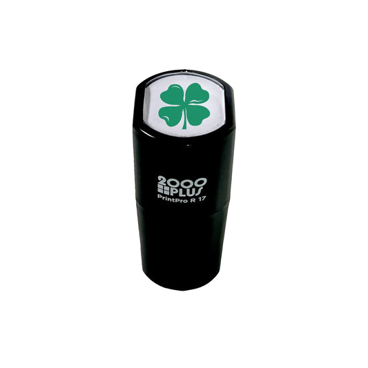 Four Leaf Clover Stamp / 2000 Plus Self Inking St. Patrick's Day Stamper / 9/16" Small Imprint Teacher Reward Rubber Stamp/Lucky Planner Worksheet Spring Holiday Stamp