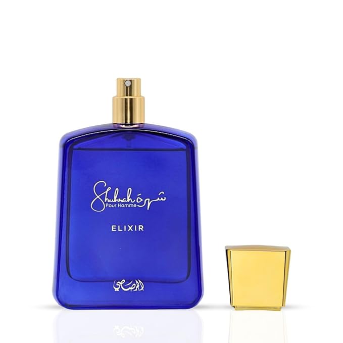 RASASI Shuhrah Elixir Pour Homme Eau de Parfum Spray 90ml (3.0 Oz) | Long-Lasting Woody Spicy Cologne | Signature Scent for Men