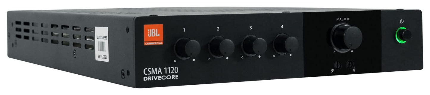 Jbl Professional Csma1120 Commercial Series Single-Channel 120-Watt Powered Audio Mixer/Amplifier