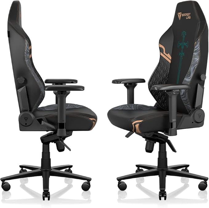 Secretlab Titan Evo Viego Gaming Chair - Reclining - Ergonomic & Comfortable Computer Chair with 4D Armrests - Magnetic Head Pillow & Lumbar Support - Small - Black/Green - Leatherette