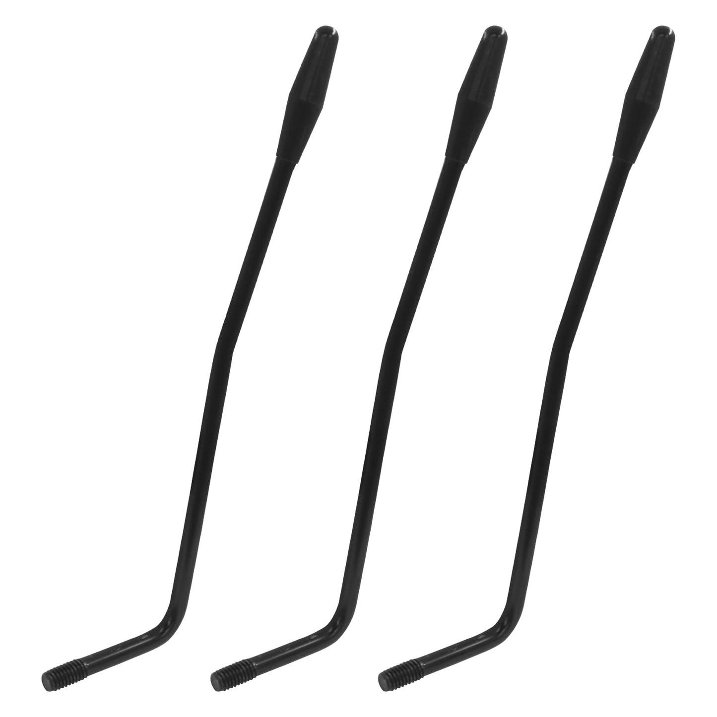 Piutouyar 3 Pack Tremolo Arm Whammy Bar 6 Mm, Black Electric Guitar Whammy Bar Metal Thread Tremolo Arm With Tip