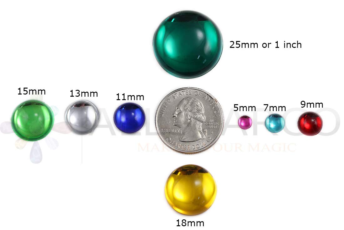 Allstarco KraftGenius 11mm Jet Black .JT Flat Back Acrylic Round Cabochons Plastic Pearl Gems for Jewelry Making Costume Making Cosplay Jewels Embelishments - 50 Pieces
