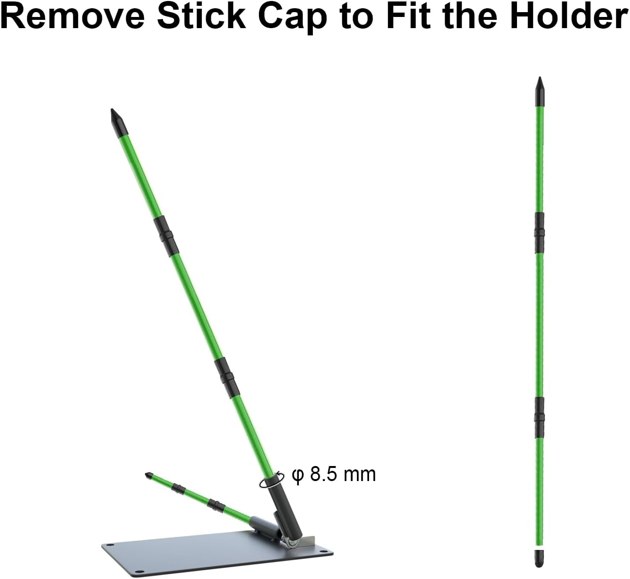 Adjustable Golf Swing Plane Trainer System for Practicing Aiming Putting Swing