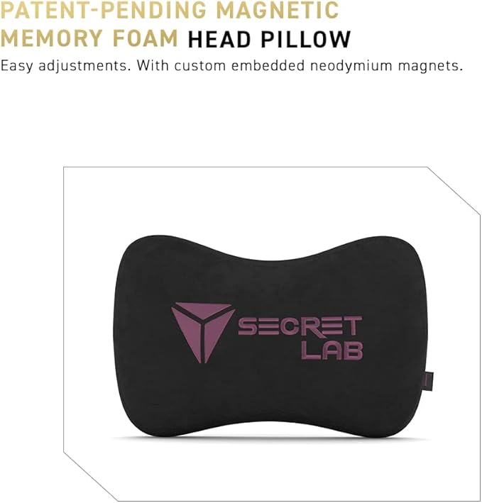 Secretlab Titan Evo Plush Pink Gaming Chair - Reclining - Ergonomic & Comfortable Computer Chair with 4D Armrests - Magnetic Head Pillow & 4-Way Lumbar Support - Small - Pink - Fabric