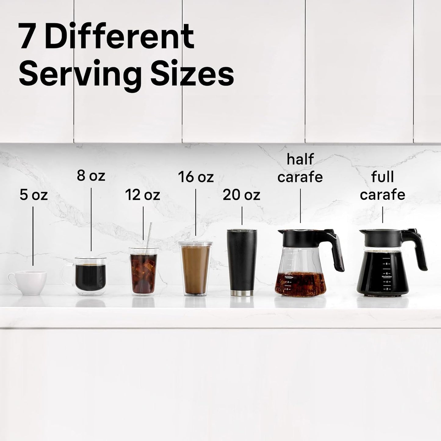 Multiserve plus 10-Cup Drip Coffee Maker - Hot & Cold Multi-Serve Brewer with Timer and Auto Start, Hot Water Dispenser, over Ice Function, Stainless Steel & Pod-Free Design, KF9370SI