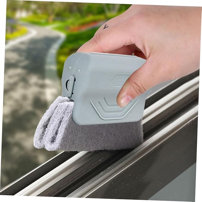 3pcs Window Groove Cleaning Brush Set for Household Crevices Precision Crevice Brushes for Sliding Door Tracks Grout and Tight Spaces Window Track Cleaner