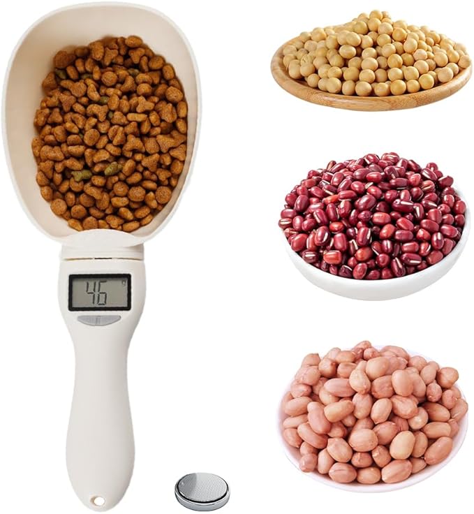 Digital Measuring Spoon, 2026 Upgraded Digital Food Measuring Scoop Scale, Electronic Kitchen Measuring Spoon Scale for Daily Meals, Kitchen Gadgets, Pet Dog Cat Food (1)