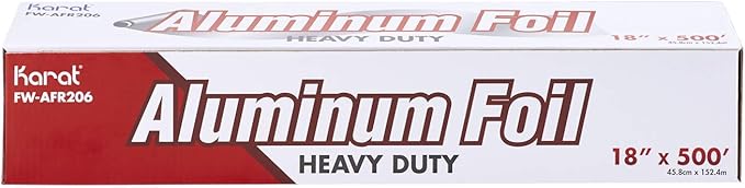 Karat FW-AFR206 18"x 500' Heavy Duty Aluminum Foil Roll - 1 Roll