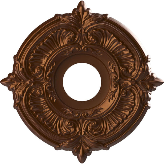 Ekena Millwork Cmp13Atcdc Attica Thermoformed Pvc Ceiling Medallion (Fits Canopies Up To 5), 13Od X 3 1/2Id X 3/4P, Metallic Dar