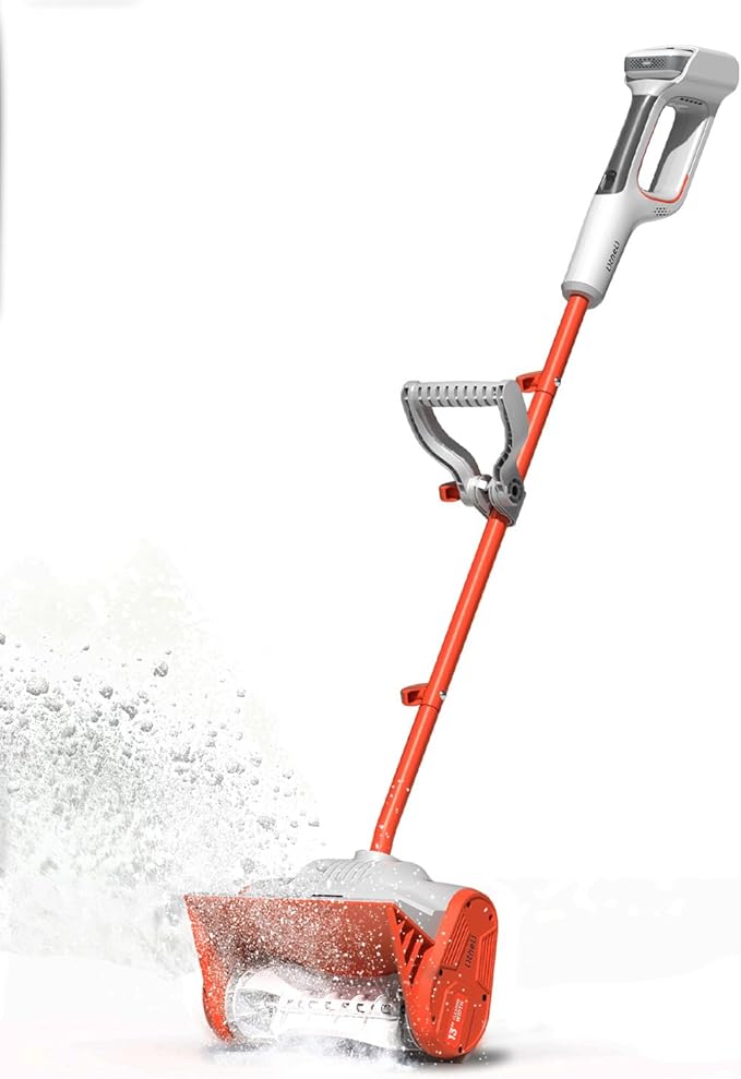 Litheli Cordless Snow Shovel, 13-Inch Battery-Powered Snow Blower with 4.0Ah Battery, Easy to Use Snow Thrower for Driveways, Sidewalks, Decks & Patios