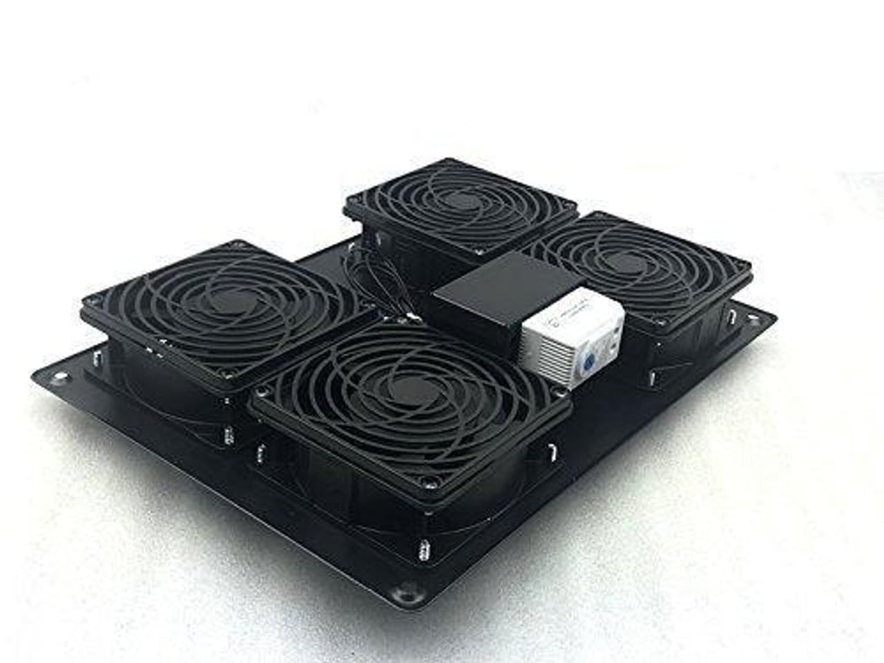 RAISING ELECTRONICS Rack Mount Temperature Control Server Fan Cooling System with 4 Fans 1U -Like New