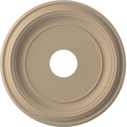 Ekena Millwork 16Od X 3 1/2Id X 1 3/8P Traditional Thermoformed Pvc Ceiling Medallion (Fits Canopies Up To 9 1/2), Ultracover Sa