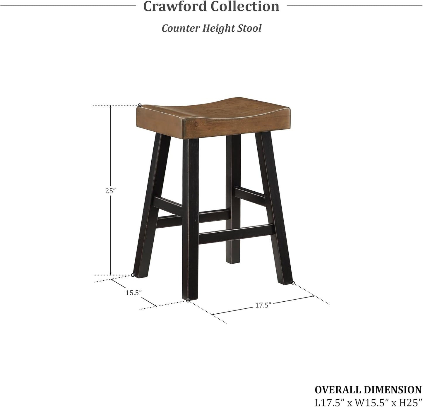 Lexicon Bar Table Set for 3, Small Kitchen Table Set Kitchen Island Table with 3 Saddle Bar Stools, 4 Piece Dining Table Set for Breakfast Nook, Living Room, Apartment, Counter Height, Black/Brown