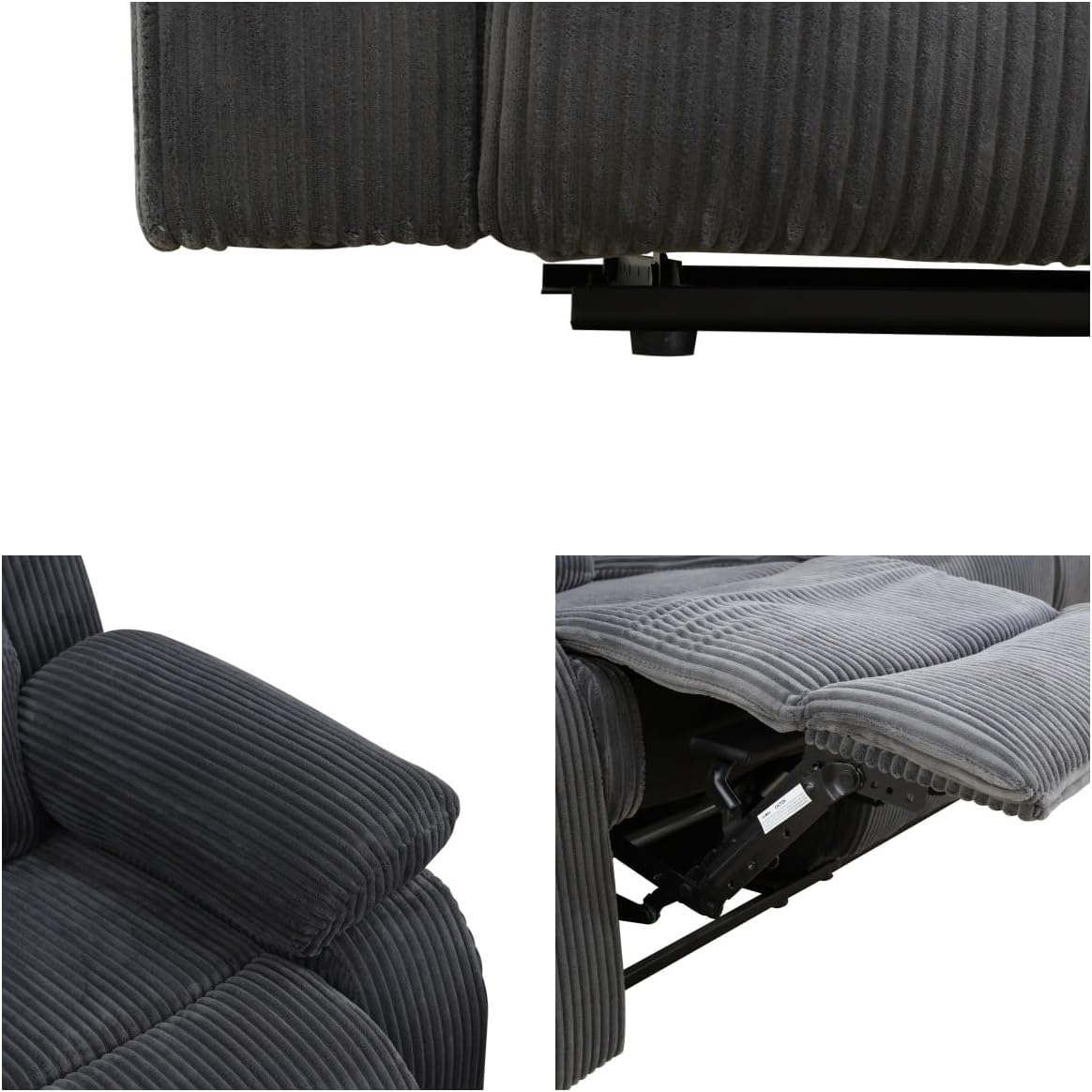 Recliner Chair, Recliner Home Theater Seating, Electric Reclining Chair for Adult, Breathing Chair for Living Room, Dark Grey