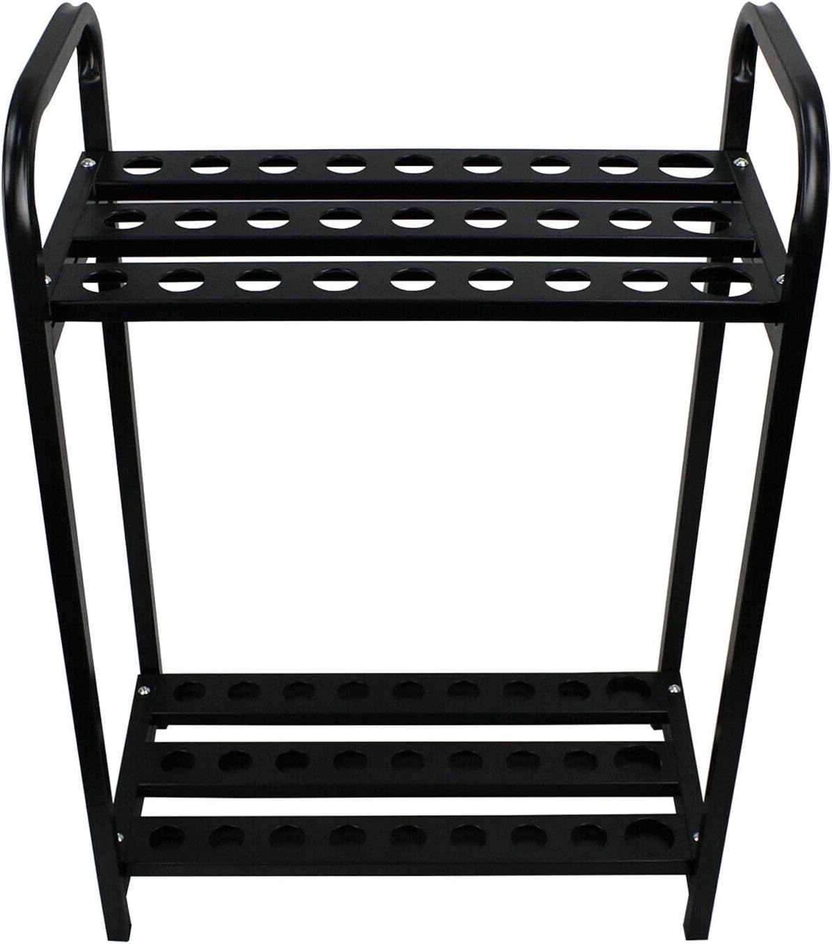 Metal Golf Club Holder Organizer - 27 Club Display Rack, Durable Golf Shelf Stand for Storage and Wall Mount