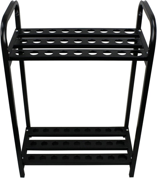 Metal Golf Club Holder Organizer - 27 Club Display Rack, Durable Golf Shelf Stand for Storage and Wall Mount