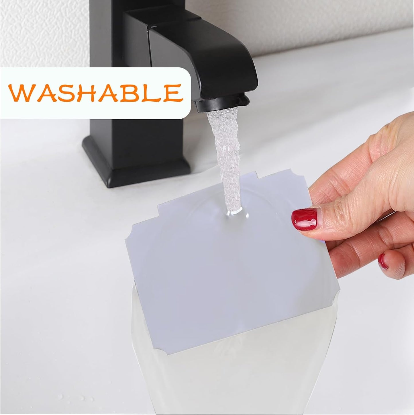 Erasable Label Clips - 12 White PVC Bin Tags with 2 Chalk Markers | Reusable Basket Clips for Pantry, Warehouse & Home Organization, Eco-Friendly Chalkboard Labels