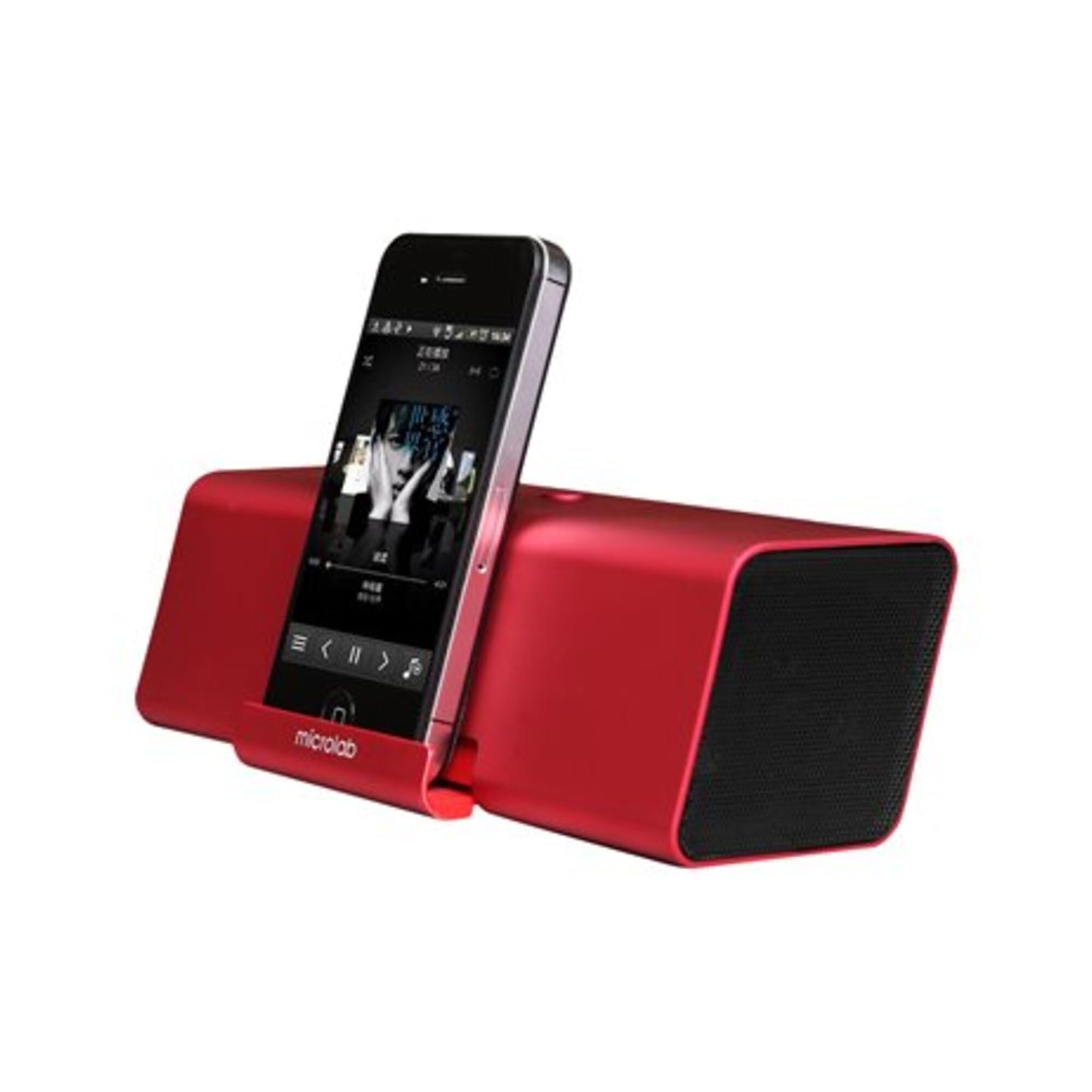 Microlab Md212 Bluetooth Wireless Portable Stereo Speaker For Tablet, Smartphone And Notebook(Red)