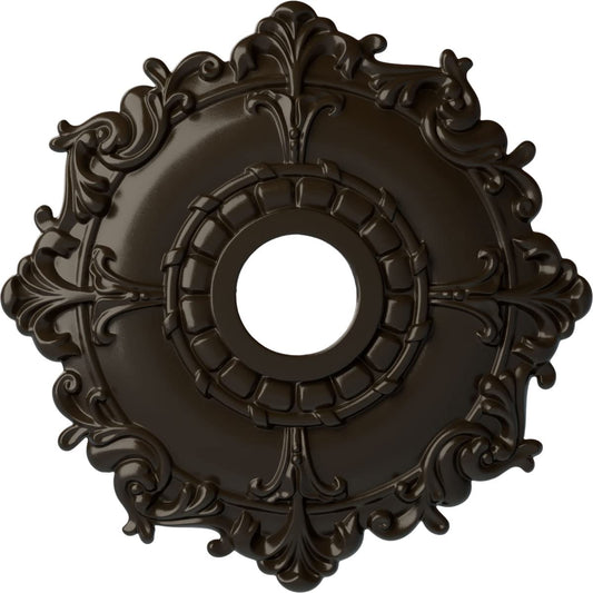 Ekena Millwork Cm18Rlshf Riley Ceiling Medallion, 18 Od X 3 1/2 Id X 1 1/2 P, Stone Hearth