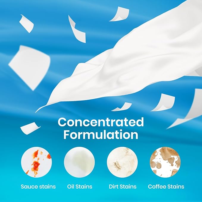 Natural Laundry Detergent Sheets - Eco-friendly Plant Based Liquidless Laundry Strips - Perfect For Home, Dorms, Travel & Camping