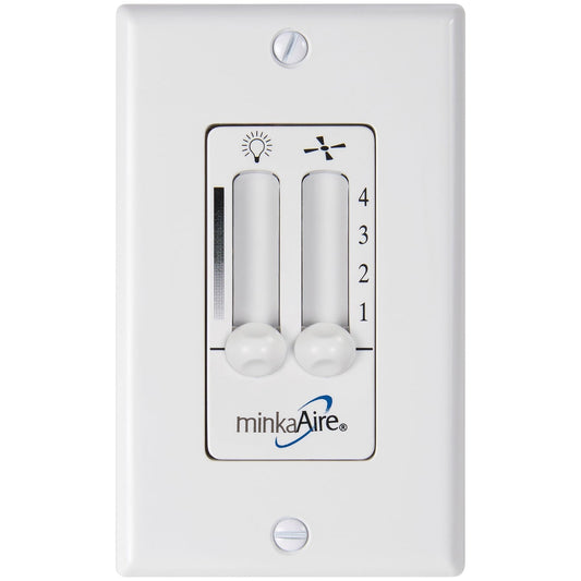 Minka-Aire 4 Speed Wall Control - White - Wc116L
