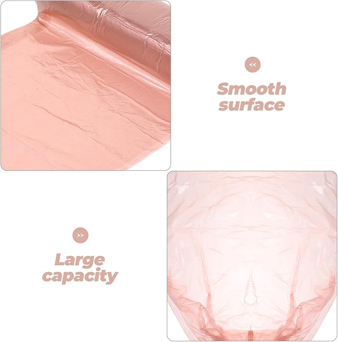 100Pcs Gold Thickened Disposable Trash Bags Large Capacity Waste Containers for Kitchen Bathroom Home Office Sanitary Refuse Bin Liners