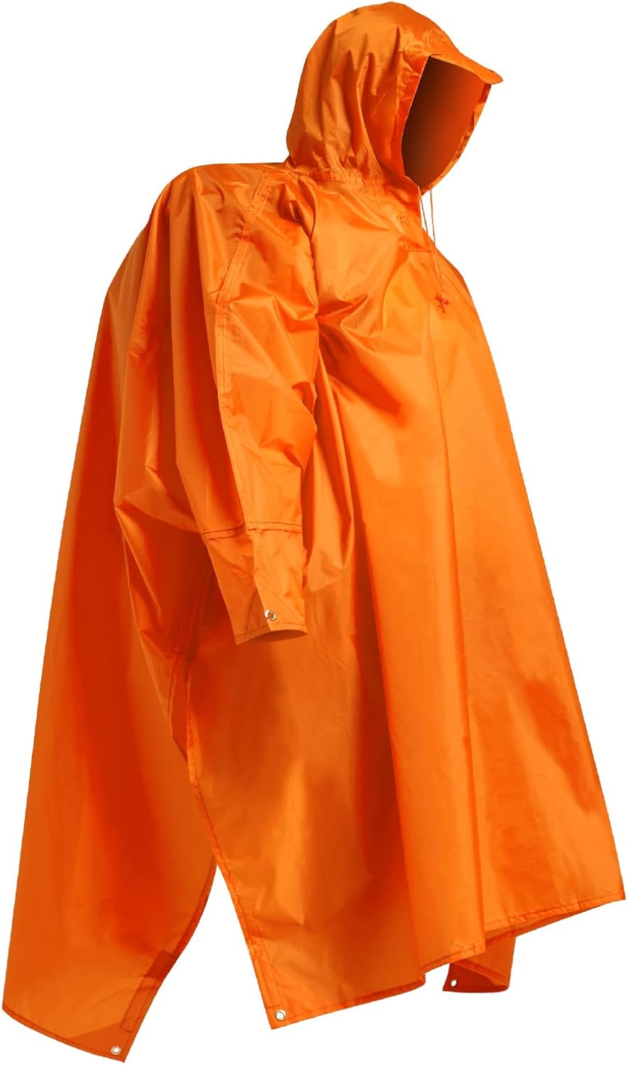 longsinger Hooded Rain Poncho for Adult with Pocket Waterproof Lightweight Unisex Raincoat for Hiking Camping Emergency