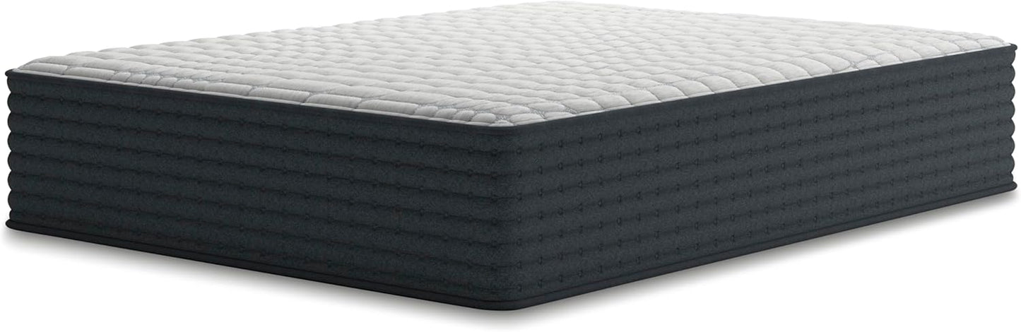 Signature Design by Ashley Hybrid 1400 14 Inch Extra Plush Gel Memory Foam Mattress with Edge Support for Pressure Relief, California King, Fiberglass Free, Mattress in A Box
