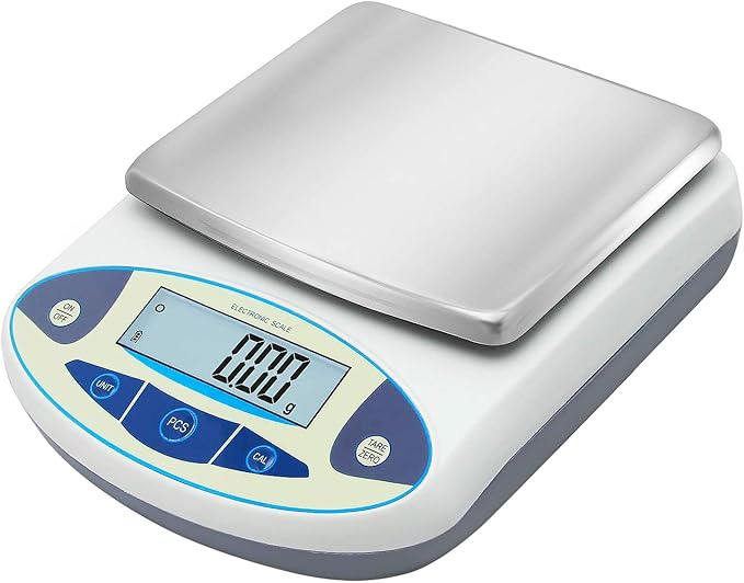 Bonvoisin Lab Scale 500gx0.01g High Precision Electronic Analytical Balance 0.01g Accuracy Laboratory Lab Precision Scale Digital Kitchen Balance Scale Jewelry Scale Scientific Scale (500g, 0.01g)